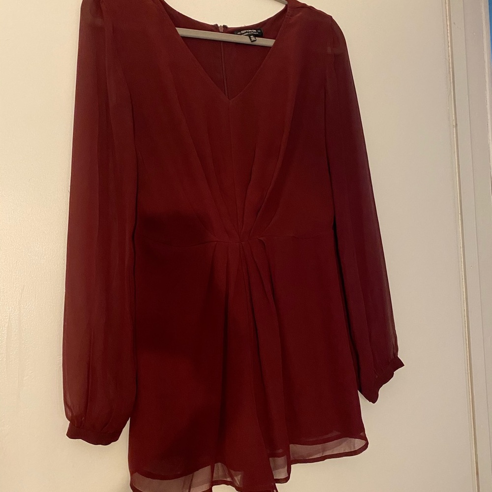 Long sleeve romper